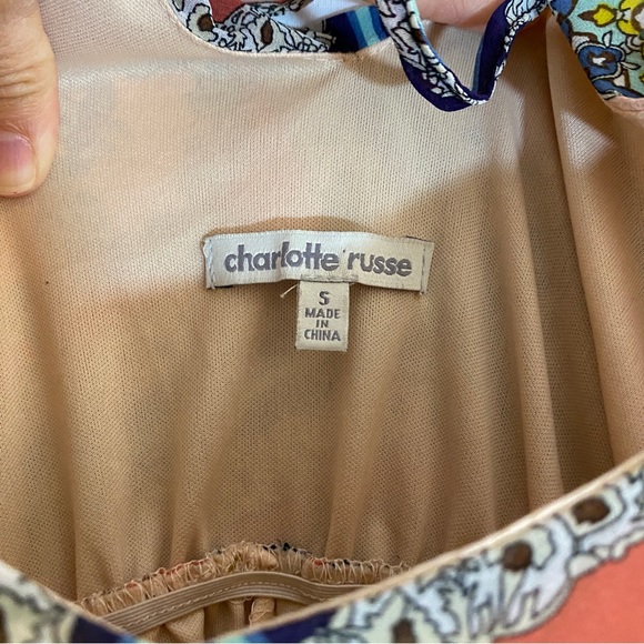 Charlotte Russe long boho maxi dress, spaghetti straps , size Small - Picture 6 of 9